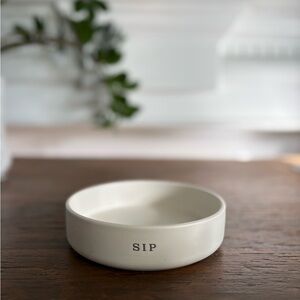 New Boots & Barkley Ceramic Pet Bowl – “SIP” – Minimalist & Modern